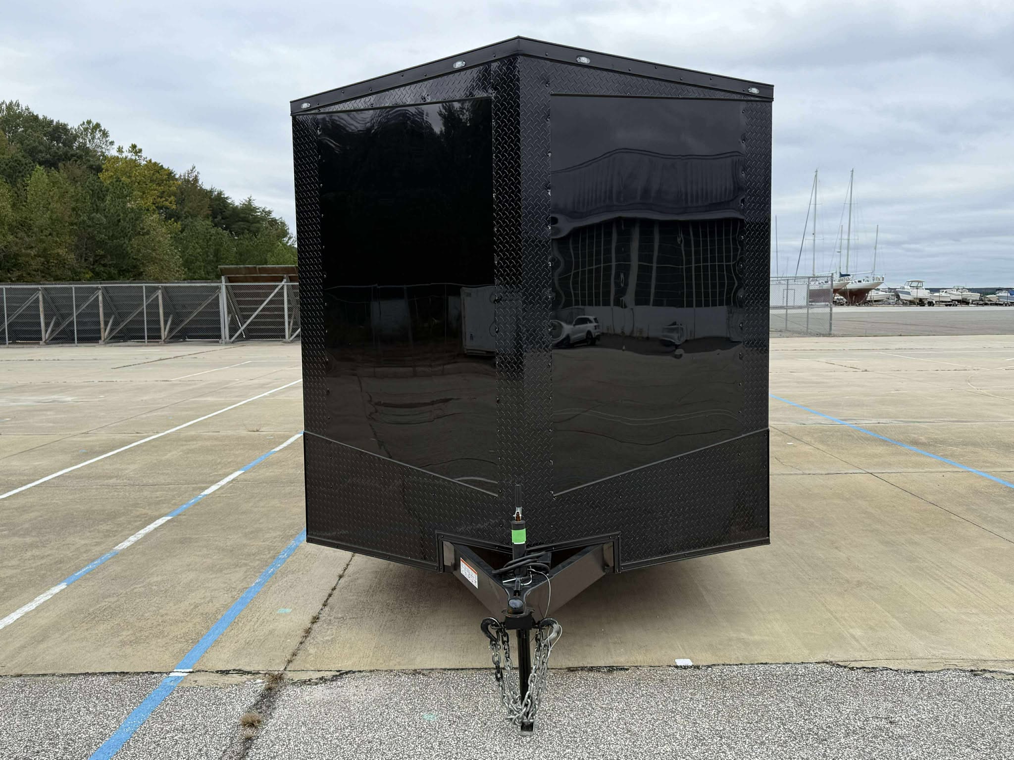 8.5'x24' Enclosed Car Trailer rental for hire in Maryland - Professional trailer rental service 8